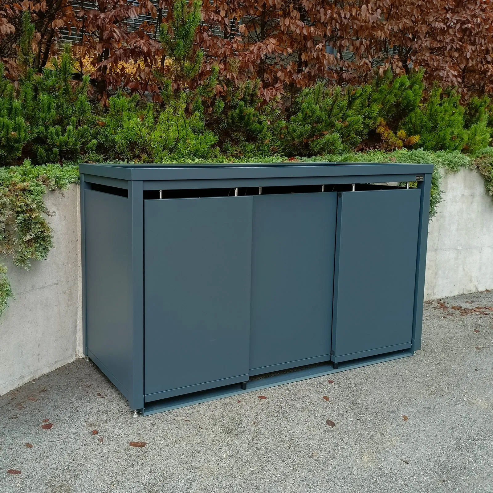 Aluminium frame in antraciet